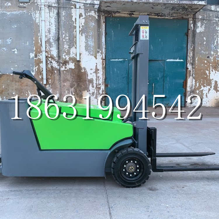 来义乡小型电动叉车1吨2吨步行站驾式电瓶堆高充电装卸车液压升降车铲车